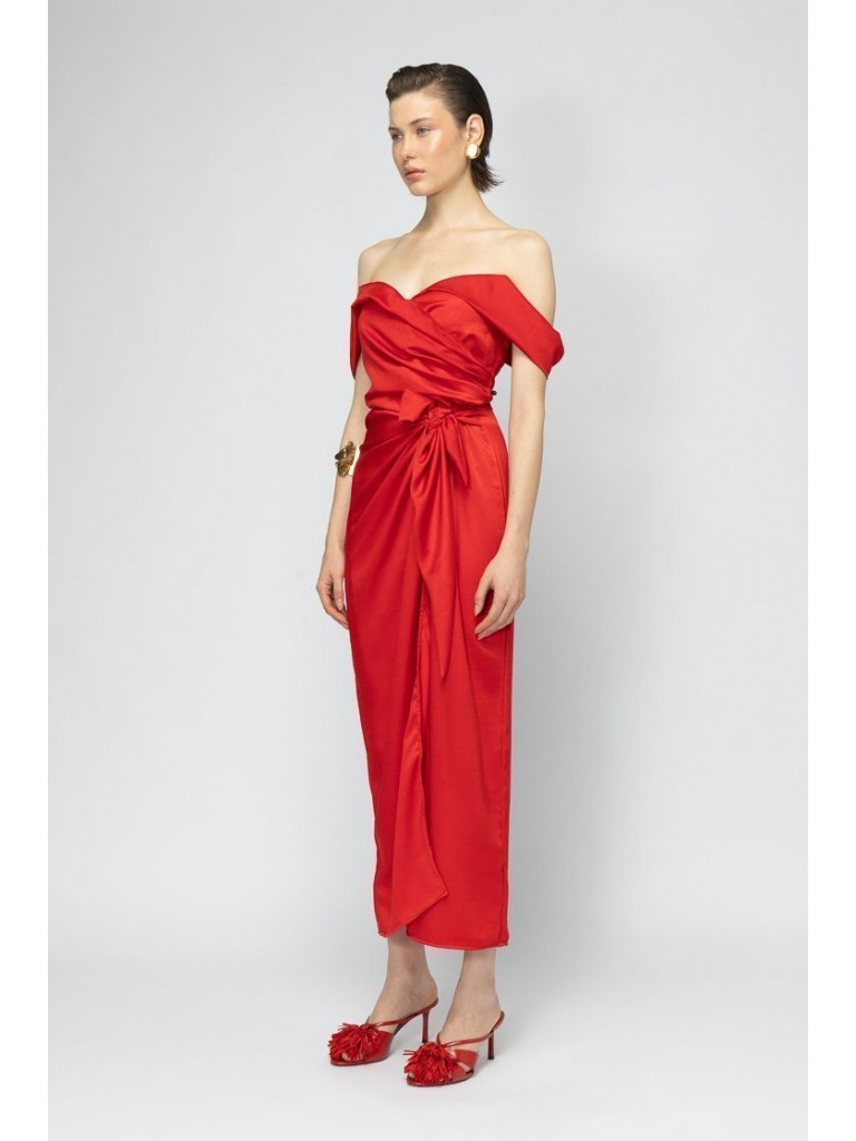 Φόρεμα club colada red